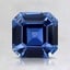6.6mm Blue Asscher Sapphire