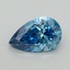 3.02 Ct. Fancy Vivid Blue Pear Lab Grown Diamond