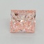 4.01 Ct. Fancy Vivid Pink Princess Lab Grown Diamond