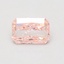 0.53 Ct. Fancy Vivid Pink Radiant Lab Grown Diamond