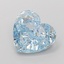4.05 Ct. Fancy Vivid Blue Heart Lab Grown Diamond