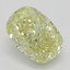 0.60 Ct. Fancy Light Yellow Cushion Diamond