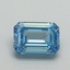 1.05 Ct. Fancy Vivid Blue Emerald Lab Grown Diamond