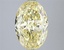 4.75 Ct. Fancy Intense Yellow Oval Lab Grown Diamond