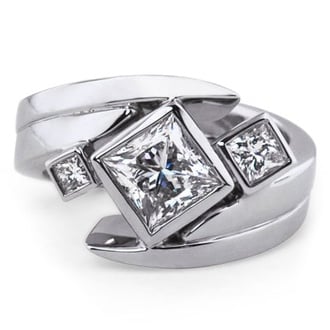 Custom Modern Jacket Wedding Band