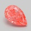 2.13 Ct. Fancy Vivid Pink Pear Lab Grown Diamond