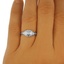 The Cedar Ring, smalltop view on a hand