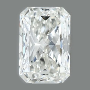 Radiant diamond — real photo