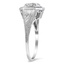The Starks Ring, smalltop view on a hand