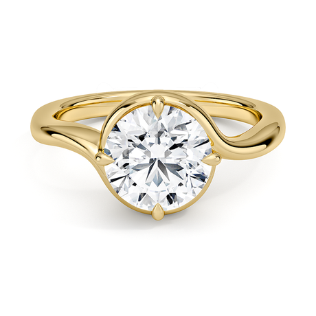 Bezel Atelier Solitaire Diamond Ring