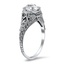 The Shelba Ring, smalltop view on a hand