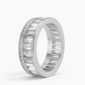 London Lab Diamond Ring in Platinum