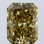1.51 Ct. Fancy Intense Grayish Yellow Radiant Lab Grown Diamond