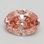 2.00 Ct. Fancy Intense Pink Oval Lab Grown Diamond