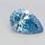 1.59 Ct. Fancy Vivid Blue Pear Lab Grown Diamond