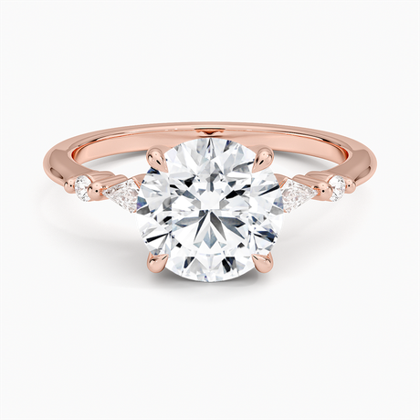 14K Rose Gold Soraya Diamond Ring