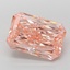 7.09 Ct. Fancy Vivid Pink Radiant Lab Grown Diamond