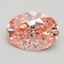 2.09 Ct. Fancy Vivid Pink Oval Lab Grown Diamond