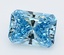 2.01 Ct. Fancy Vivid  Blue Radiant Lab Grown Diamond