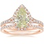 14K Rose Gold Joy Diamond Ring (1/3 ct. tw.) with Luxe Ballad Diamond Ring (1/4 ct. tw.)