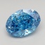 2.02 Ct. Fancy Vivid Blue Oval Lab Grown Diamond