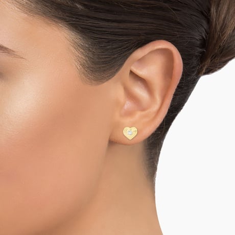 Sweetheart Lab Diamond Stud Earrings (1/6 ct. tw.)