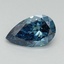 0.58 Ct. Fancy Vivid Blue Pear Lab Grown Diamond