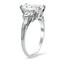 The Jeffie Ring, smalltop view on a hand