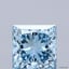 2.02 Ct. Fancy Vivid Blue Princess Lab Grown Diamond