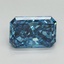2.12 Ct. Fancy Vivid Blue Radiant Lab Grown Diamond