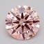 1.60 Ct. Fancy Vivid  Pink Round Lab Grown Diamond