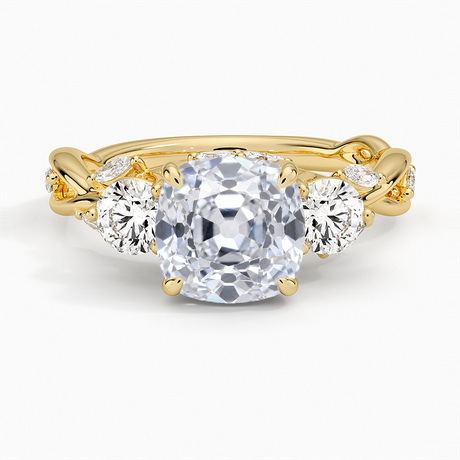 Secret Garden Three Stone Diamond Ring