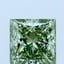 2.01 Ct. Fancy Vivid Green Princess Lab Grown Diamond