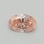 0.35 Ct. Fancy Vivid Pink Oval Lab Grown Diamond