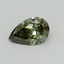 0.33 Ct. Fancy Vivid Green Pear Lab Grown Diamond
