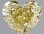 1.05 Ct. Fancy Intense  Yellow Heart Lab Grown Diamond