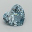 7.24 Ct. Fancy Vivid Blue Heart Lab Grown Diamond