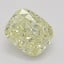 0.69 Ct. Fancy Light Yellow Cushion Diamond