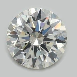 Round diamond — real photo