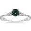 18K White Gold Zinnia Diamond Ring (1/3 ct. tw.), smalltop view