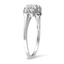 The Isabelita Ring, smalltop view on a hand
