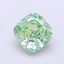 1.15 Ct. Fancy Vivid  Green Cushion Lab Grown Diamond
