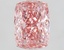 3.03 Ct. Fancy Vivid Pink Cushion Lab Grown Diamond