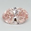 7.82 Ct. Fancy Intense Pink Oval Lab Grown Diamond