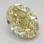 2.42 Ct. Fancy Intense Yellow Oval Lab Grown Diamond