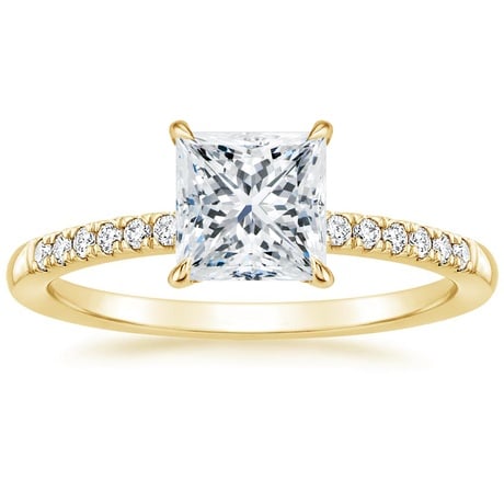 18K Yellow Gold Petite Viviana Diamond Bridal Set (1/4 ct. tw.)