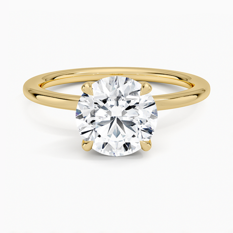 Petite Elodie Flush Fit Solitaire Ring