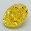 3.02 Ct. Fancy Vivid Yellow Oval Lab Grown Diamond