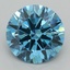 2.99 Ct. Fancy Vivid  Blue Round Lab Grown Diamond