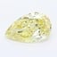 0.72 Ct. Fancy Intense Yellow Pear Lab Grown Diamond